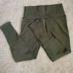 Medium Army Green Revival Alphalete Leggings